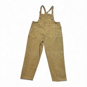 Like New Aerie Tan Corduroy Overalls sz S